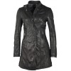 Geaca Lunga de Piele Naturala Dama Gipsy Neagra GGNima NSLONTV Geaca Lunga de Piele Naturala Dama Gipsy Neagra GGNima NSLONTV - readytowear.ro