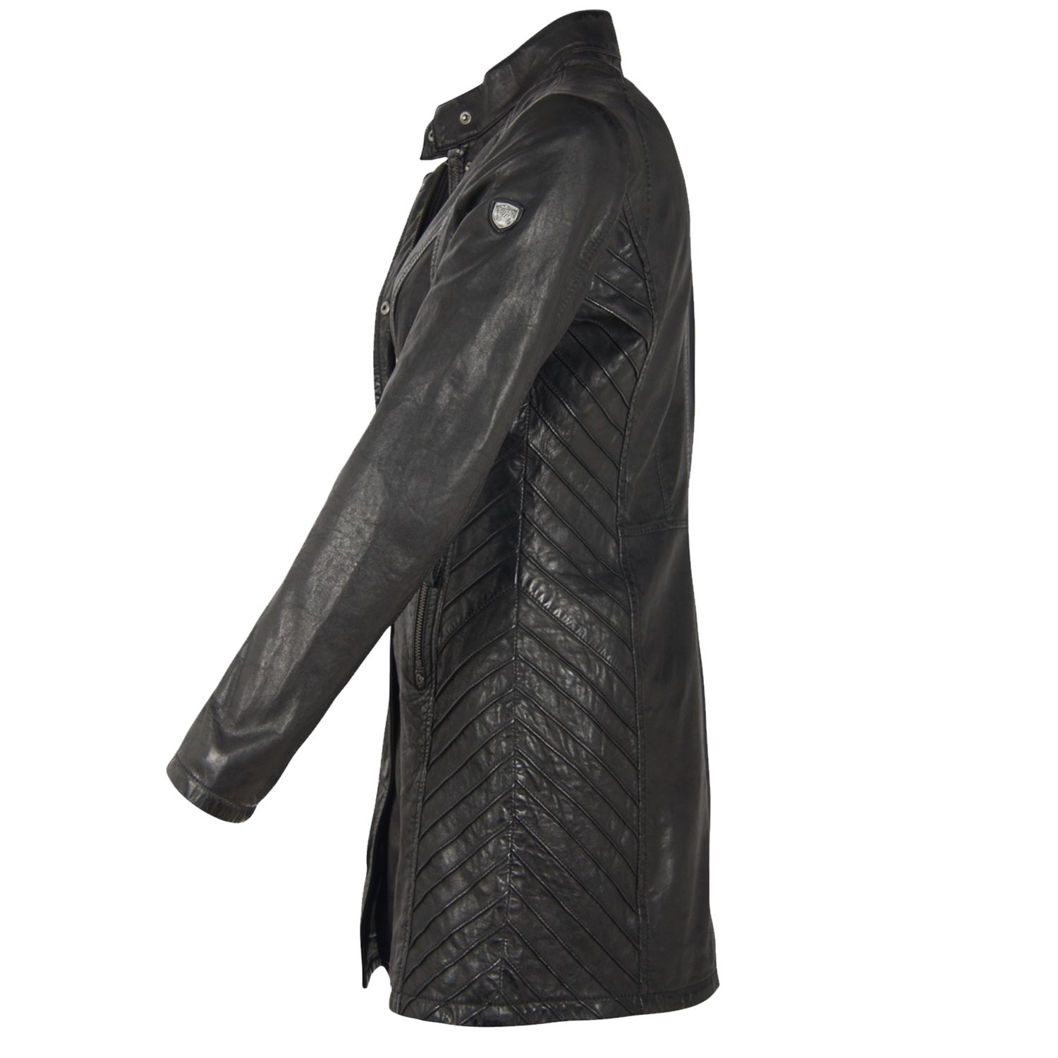 Geaca Lunga de Piele Naturala Dama Gipsy Neagra GGNima NSLONTV – IMBRACAMINTE