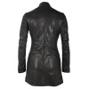 Geaca Lunga de Piele Naturala Dama Gipsy Neagra GGNima NSLONTV - readytowear.ro