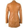 Geaca Lunga de Piele Naturala Dama Gipsy Camel GGNima NSLONTV - readytowear.ro