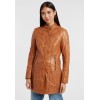 Geaca Lunga de Piele Naturala Dama Gipsy Camel GGNima NSLONTV Geaca Lunga de Piele Naturala Dama Gipsy Camel GGNima NSLONTV - readytowear.ro