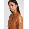 Geaca Lunga de Piele Naturala Dama Gipsy Camel GGNima NSLONTV Geaca Lunga de Piele Naturala Dama Gipsy Camel GGNima NSLONTV - readytowear.ro