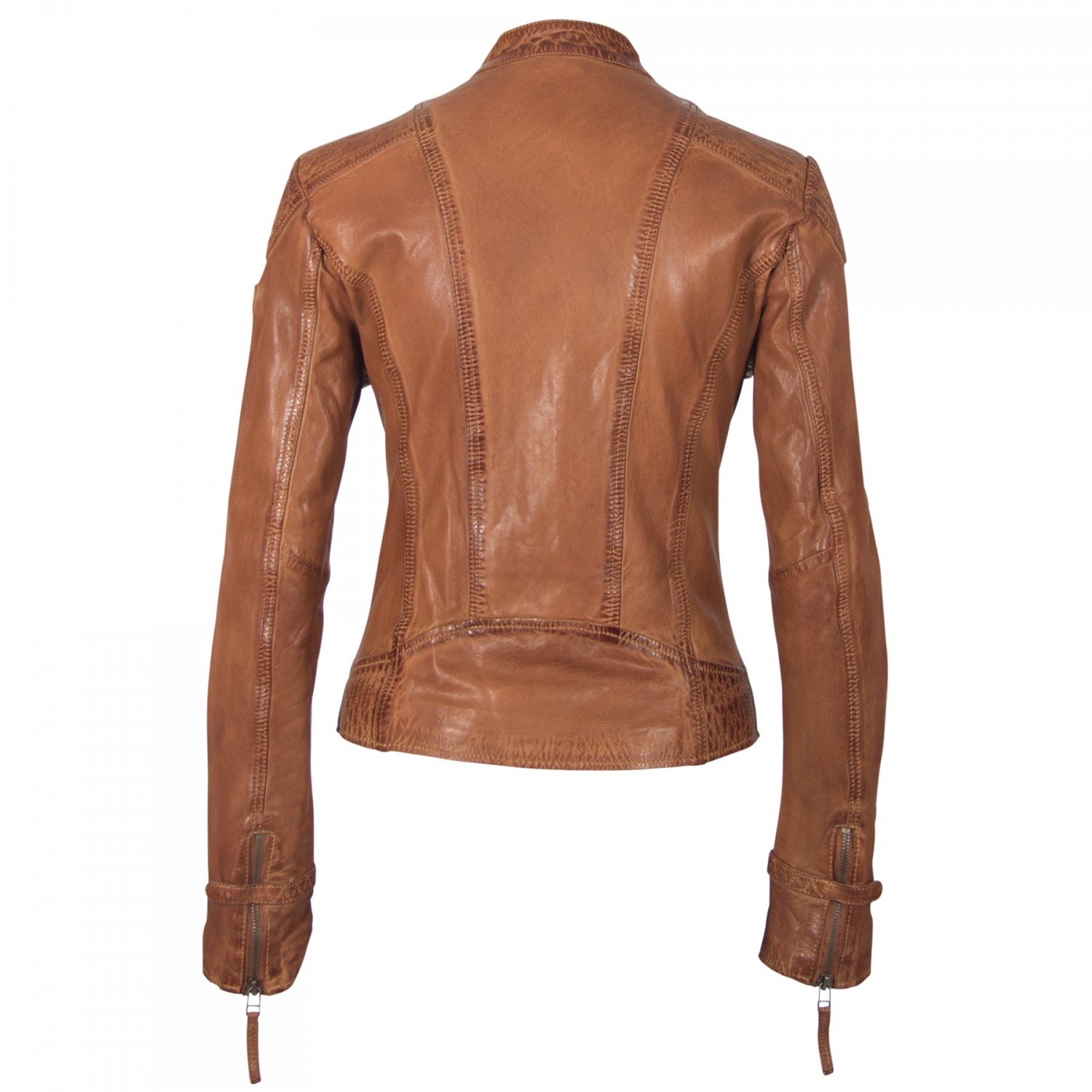 Geaca de Piele Naturala Dama Gipsy Coniac GGPacey LVTW – IMBRACAMINTE