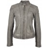 Geaca de Piele Naturala Dama Gipsy Gri GGPacey LVTW - readytowear