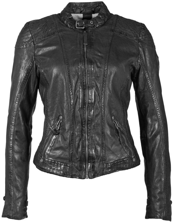 Geaca de Piele Naturala Dama Gipsy Neagra GGPacey LVTW – IMBRACAMINTE — fotografia 1
