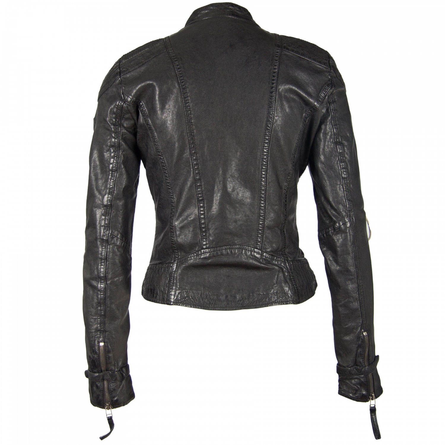 Geaca de Piele Naturala Dama Gipsy Neagra GGPacey LVTW – IMBRACAMINTE