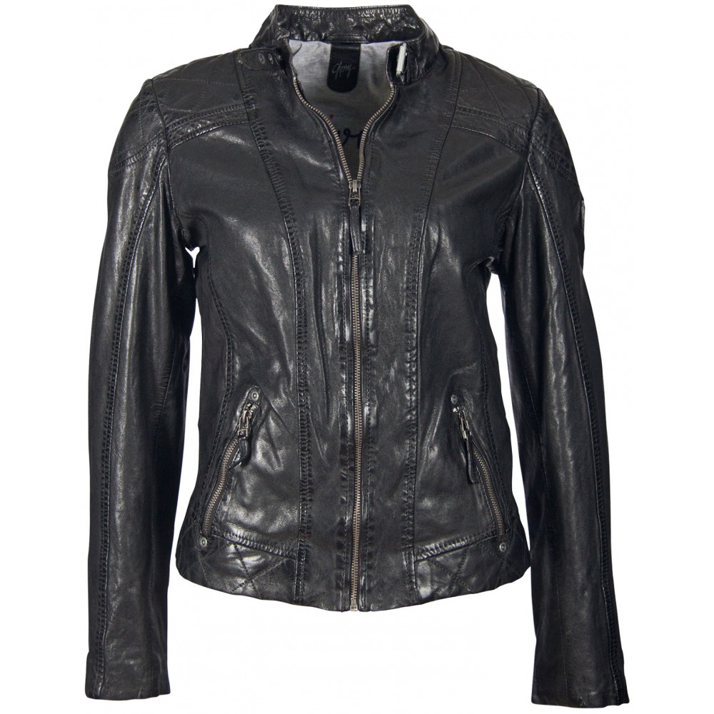 Geaca de Piele Naturala Dama Gipsy Neagra GGParadyse LVTW Geaca de Piele Naturala Dama Gipsy Neagra GGParadyse LVTW - readytowear.ro