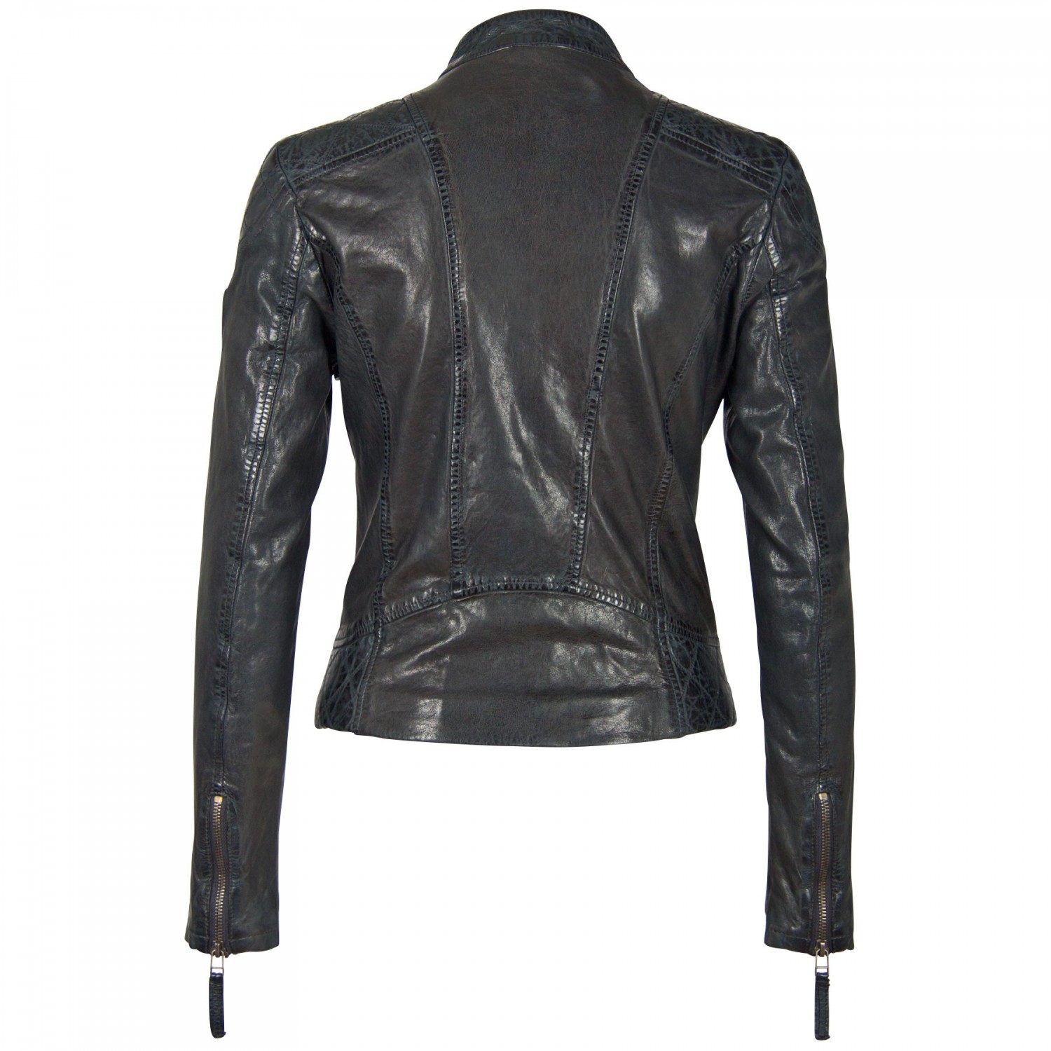 Geaca de Piele Naturala Dama Gipsy Bleumarin Inchis GGParadyse LVTW – IMBRACAMINTE