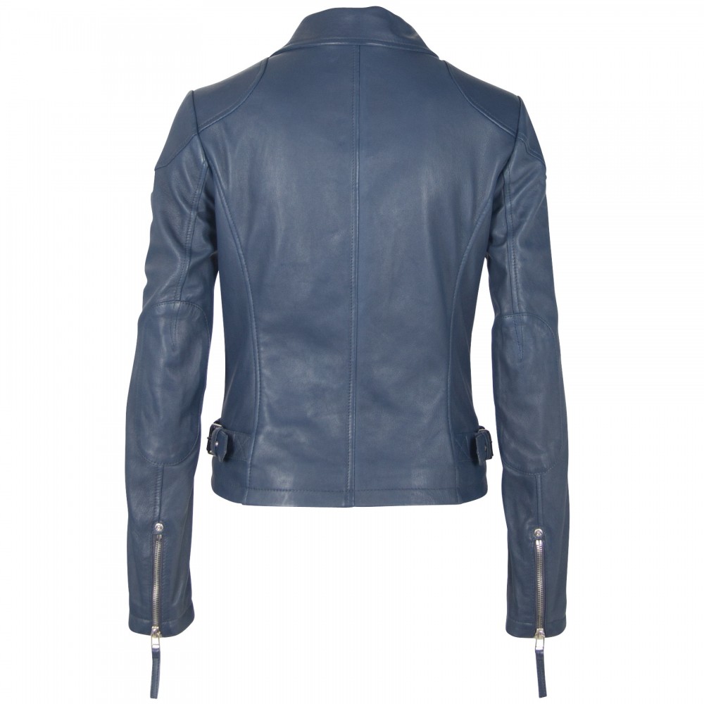 Geaca de Piele Naturala Dama Gipsy Bleumarin GGPasja LNV Geaca de Piele Naturala Dama Gipsy Bleumarin GGPasja LNV - readytowear.ro
