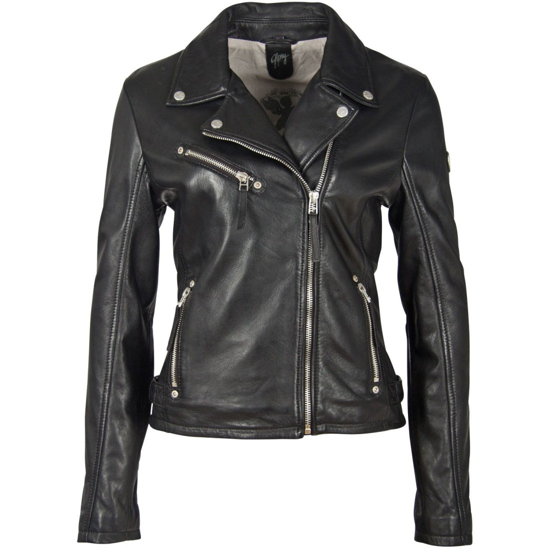 Geaca de Piele Naturala Dama Gipsy Neagra GGPasja W20 LNV – IMBRACAMINTE