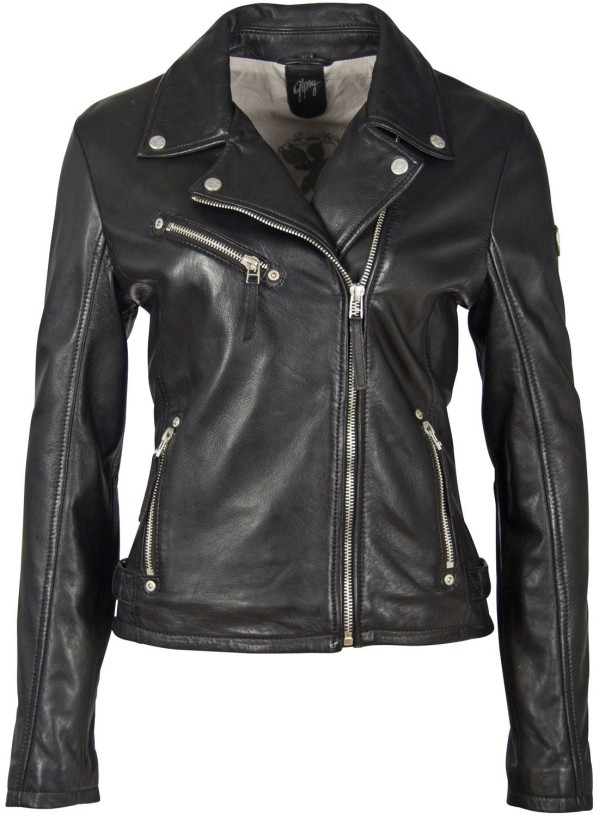 Geaca de Piele Naturala Dama Gipsy Neagra GGPasja W20 LNV – IMBRACAMINTE — fotografia 1