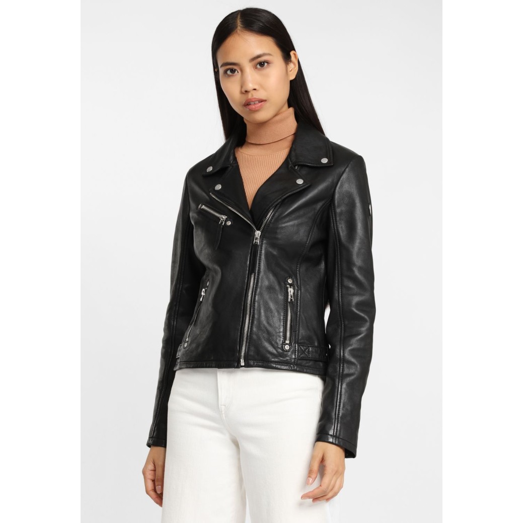 Geaca de Piele Naturala Dama Gipsy Neagra GGPasja W20 LNV – IMBRACAMINTE