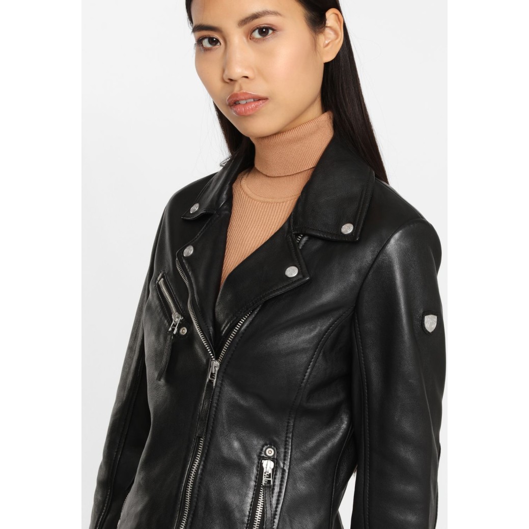 Geaca de Piele Naturala Dama Gipsy Neagra GGPasja W20 LNV – IMBRACAMINTE