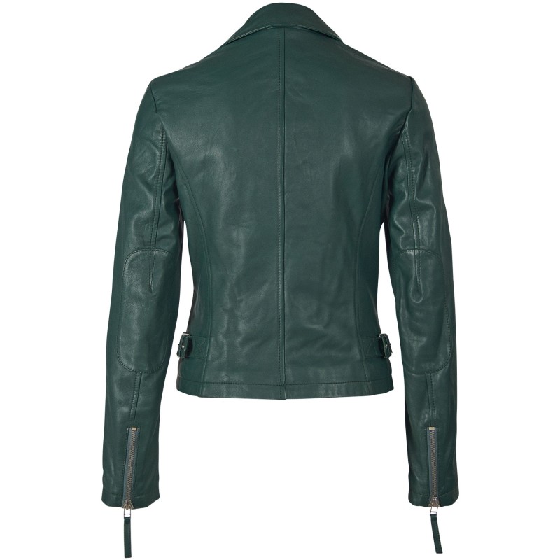 Geaca de Piele Naturala Dama Gipsy Verde Inchis GGPasja W20 LNV – IMBRACAMINTE