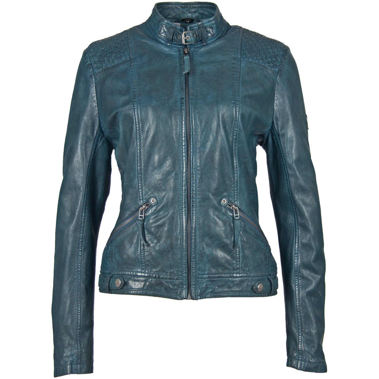 Geaca de Piele Naturala Dama Gipsy Albastra GGPollie LLAV – IMBRACAMINTE Geaca de Piele Naturala Dama Gipsy Albastra GGPollie LLAV – IMBRACAMINTE