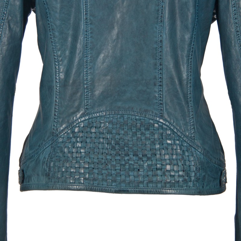 Geaca de Piele Naturala Dama Gipsy Albastra GGPollie LLAV – IMBRACAMINTE Geaca de Piele Naturala Dama Gipsy Albastra GGPollie LLAV – IMBRACAMINTE