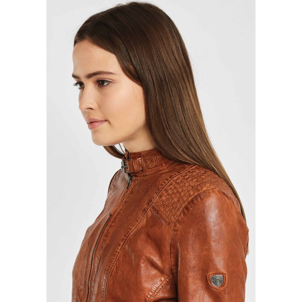 Geaca de Piele Naturala Dama Gipsy Coniac GGPollie LLAV – IMBRACAMINTE Geaca de Piele Naturala Dama Gipsy Coniac GGPollie LLAV – IMBRACAMINTE