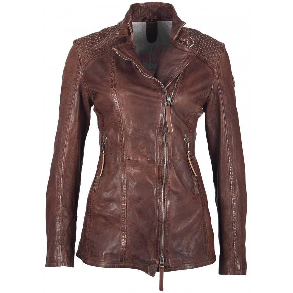 Geaca de Piele Naturala Dama Gipsy Maro GGSaija LLAV Geaca de Piele Naturala Dama Gipsy Maro GGSaija LLAV - readytowear.ro