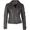 Geaca de Piele Naturala Dama Gipsy Antracit GGSami LACAV - readytowear