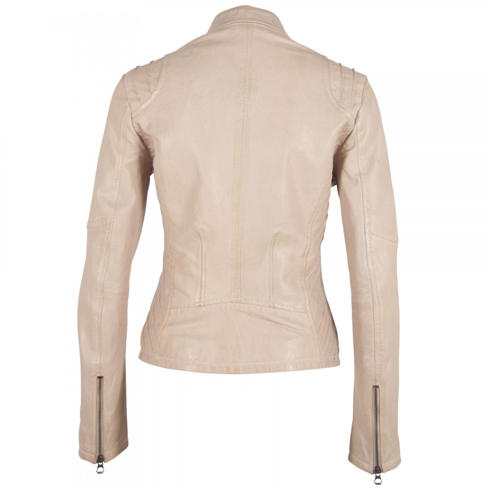 Geaca de Piele Naturala Dama Gipsy Gri Deschis GGSashi NSLV Geaca de Piele Naturala Dama Gipsy Gri Deschis GGSashi NSLV - readytowear.ro