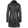 Geaca Lunga de Piele Naturala Dama Gipsy Neagra GGScylla LATEV - readytowear.ro