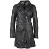 Geaca Lunga de Piele Naturala Dama Gipsy Neagra GGScylla LATEV - readytowear.ro