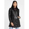 Geaca Lunga de Piele Naturala Dama Gipsy Neagra GGSilah LEGV Geaca Lunga de Piele Naturala Dama Gipsy Neagra GGSilah LEGV - readytowear.ro