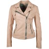 Geaca de Piele Naturala Dama Gipsy Roz Pal GGSummer LABAGV - readytowear