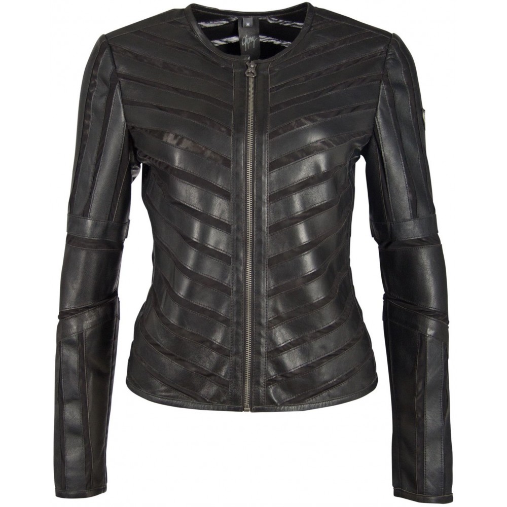 Geaca de Piele Dama Gipsy Neagra GGSuri Geaca de Piele Dama Gipsy Neagra GGSuri - readytowear.ro