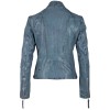 Geaca de Piele Dama Gipsy Albastru Deschis GGSvantje LAMAXV geci de piele - readytowear.ro