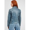 Geaca de Piele Dama Gipsy Albastru Deschis GGSvantje LAMAXV geci de piele - readytowear.ro