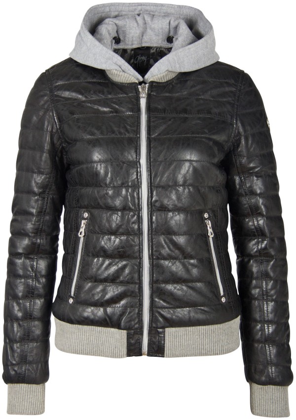 Geaca de Piele Naturala Dama Gipsy Neagra GGSveja LAMAS W – IMBRACAMINTE — fotografia 1