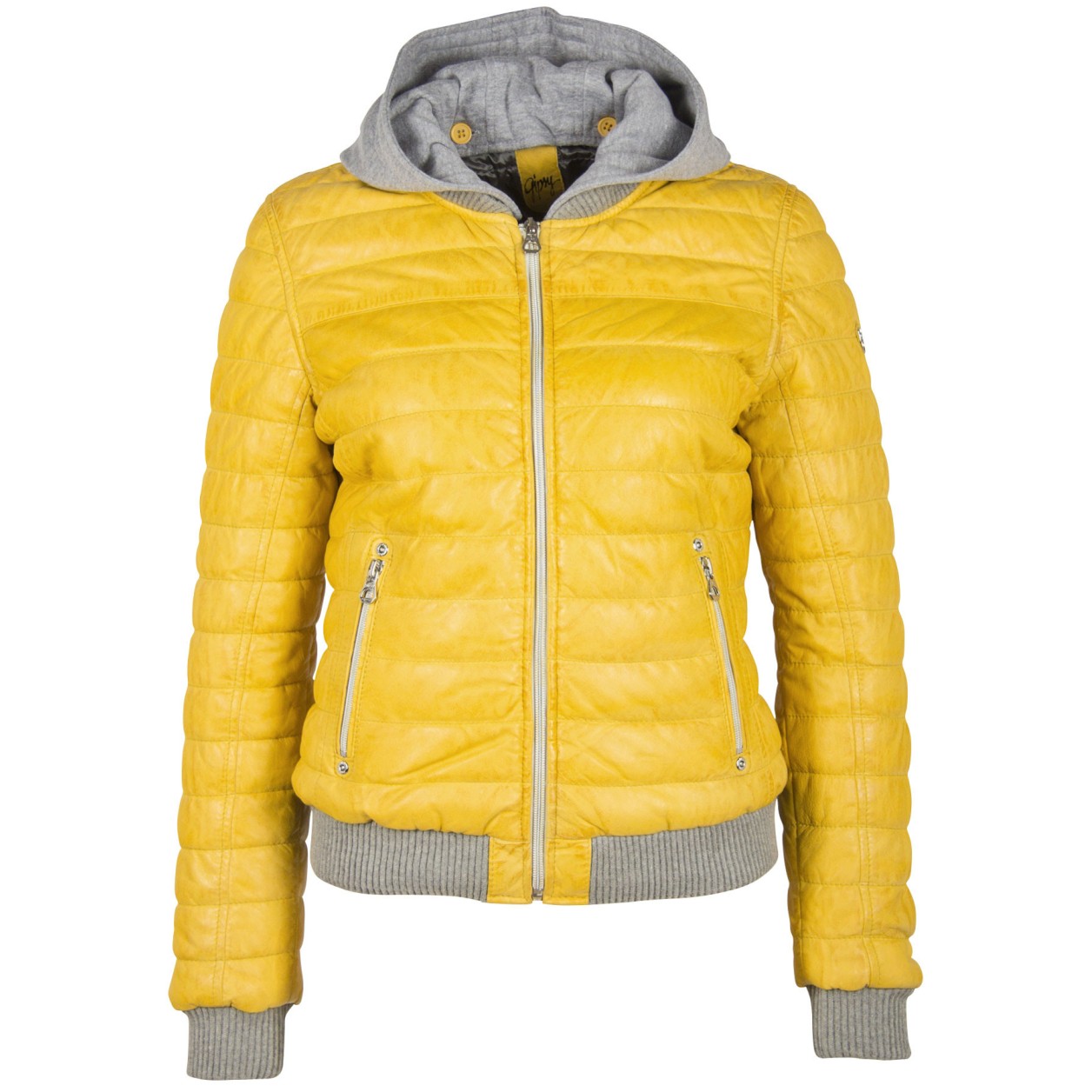 Geaca de Piele Dama Gipsy Galbena GGSveja LAMAS W – IMBRACAMINTE