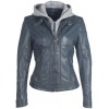 Geaca de Piele Naturala Dama Gipsy Albastru Denim GGTalida LAMAS Geaca de Piele Naturala Dama Gipsy Albastru Denim GGTalida LAMAS - readytowear