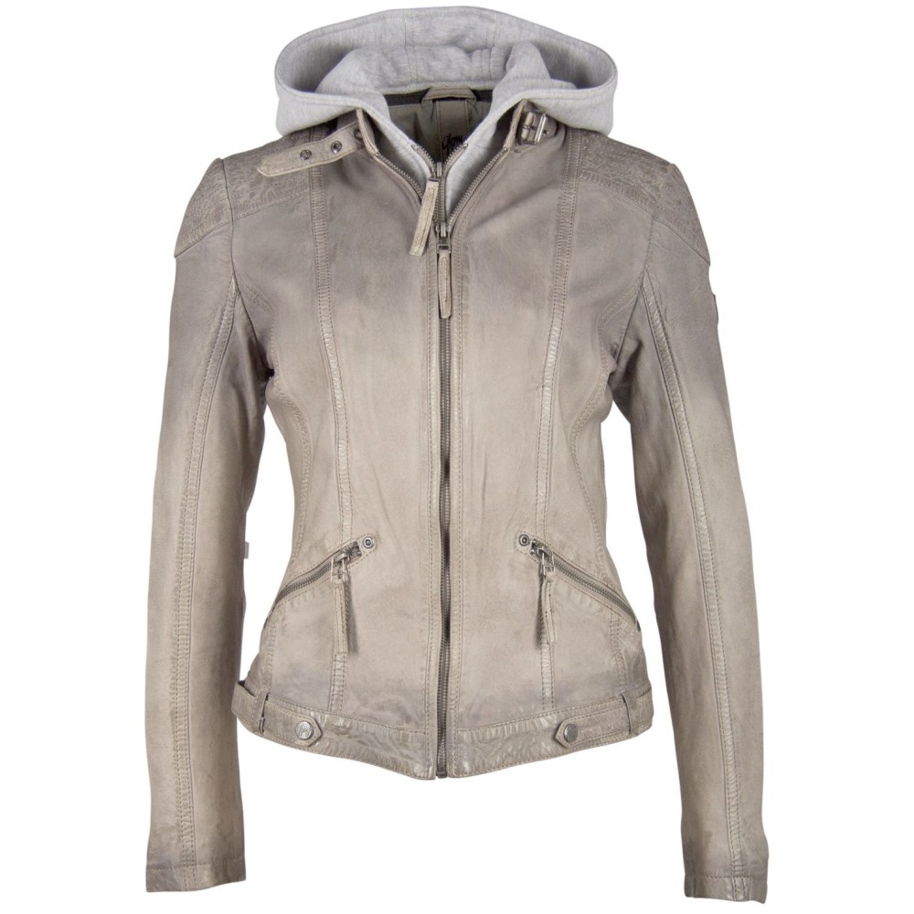 Geaca de Piele Dama Gipsy Maro Deschis GGTiffy LAMOV geci de piele - readytowear.ro