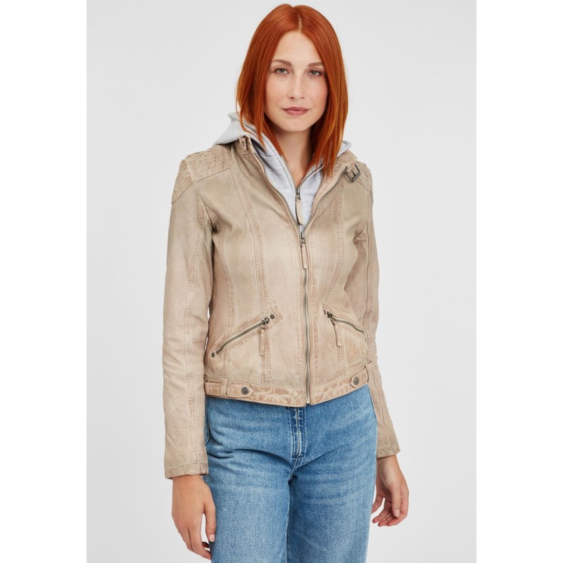 Geaca de Piele Dama Gipsy Maro Deschis GGTiffy LAMOV – Black Friday