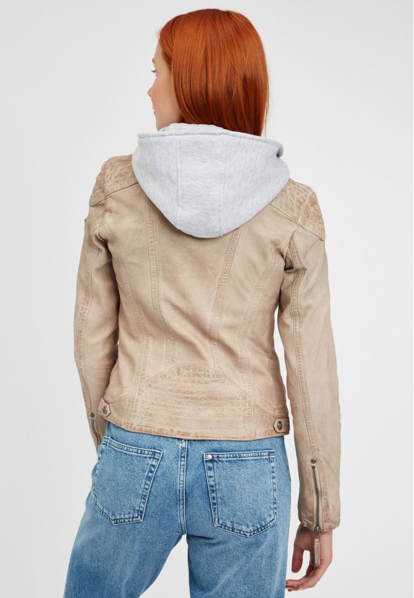 Geaca de Piele Dama Gipsy Maro Deschis GGTiffy LAMOV – IMBRACAMINTE — fotografia 4