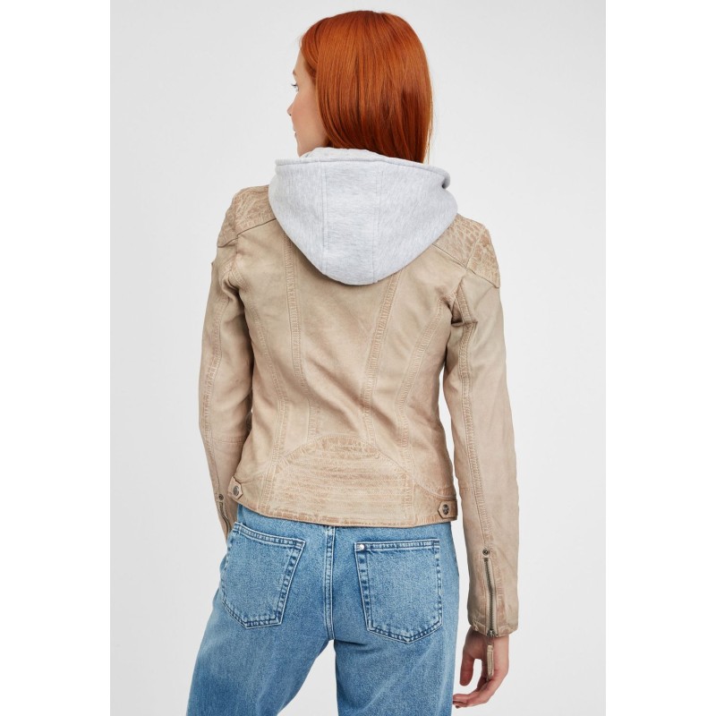 Geaca de Piele Dama Gipsy Maro Deschis GGTiffy LAMOV – Black Friday