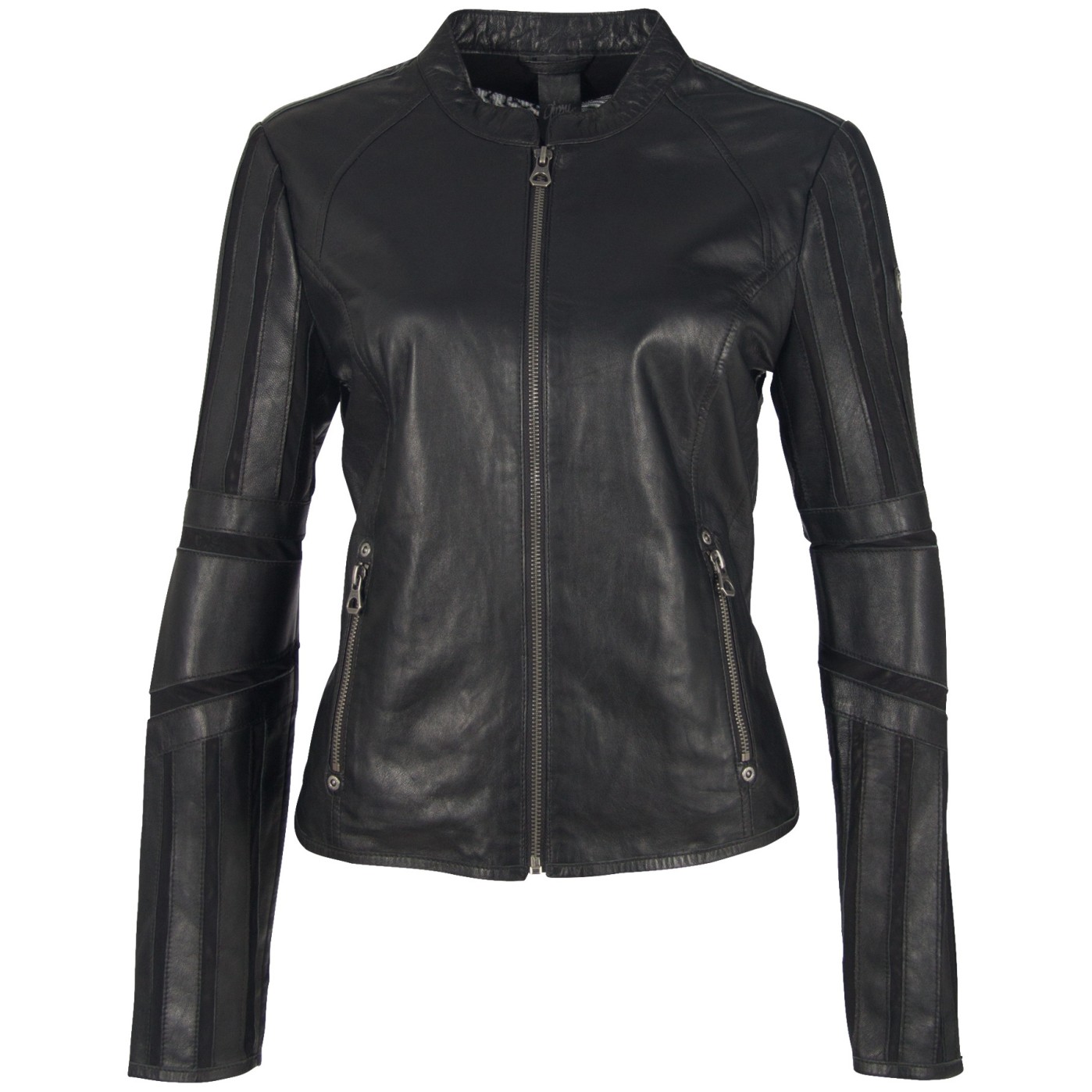 Geaca de Piele Naturala Dama Gipsy Neagra GGTonya LELEV – IMBRACAMINTE