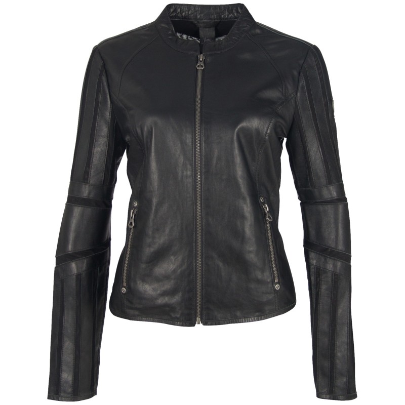 Geaca de Piele Naturala Dama Gipsy Neagra GGTonya LELEV – IMBRACAMINTE