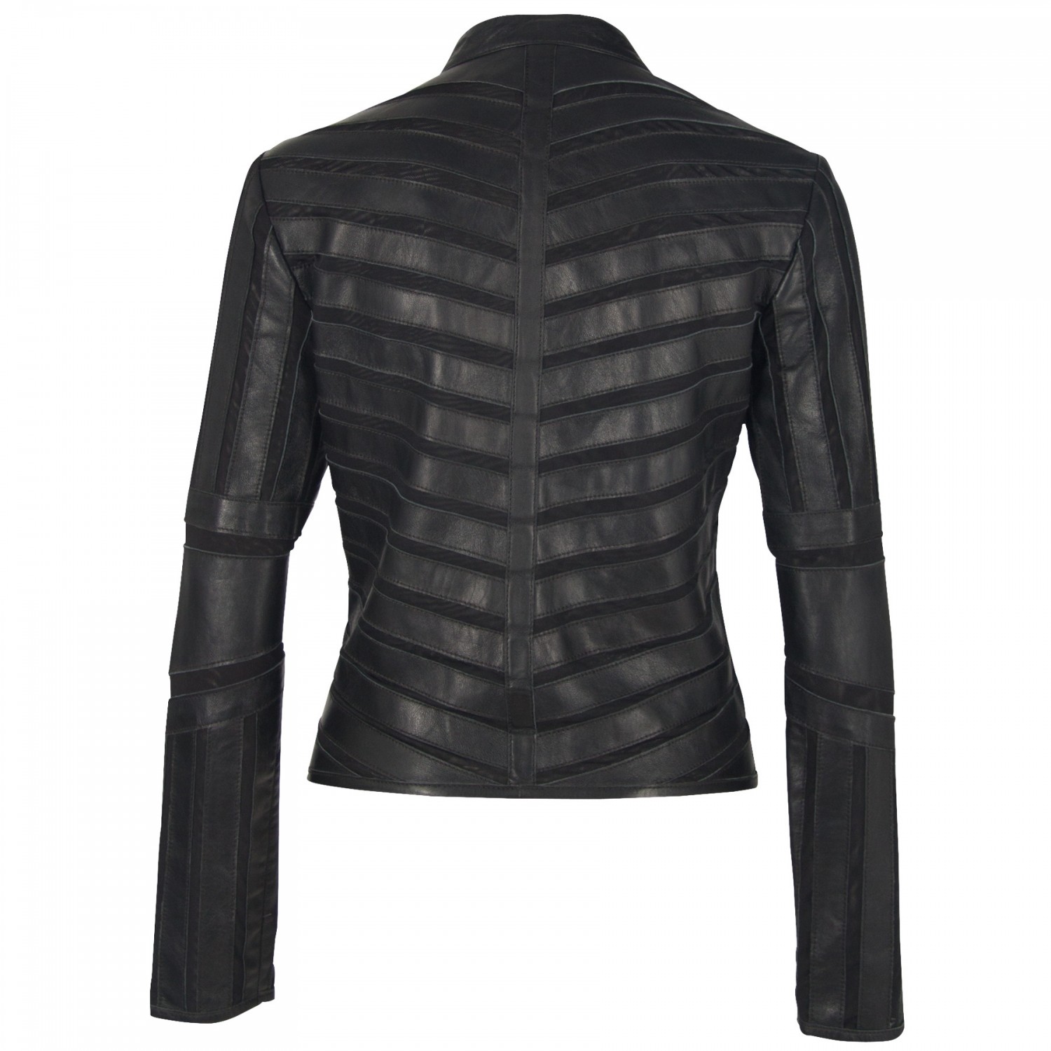 Geaca de Piele Naturala Dama Gipsy Neagra GGTonya LELEV – IMBRACAMINTE