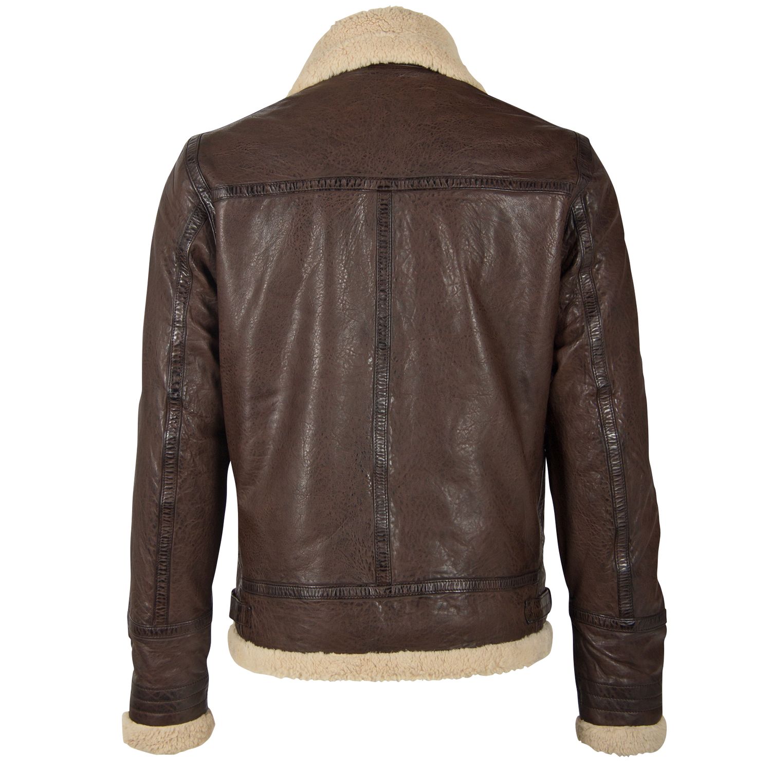 Cojoc de Piele Imblanit Barbati Gipsy Maro Inchis GMAirforce – IMBRACAMINTE