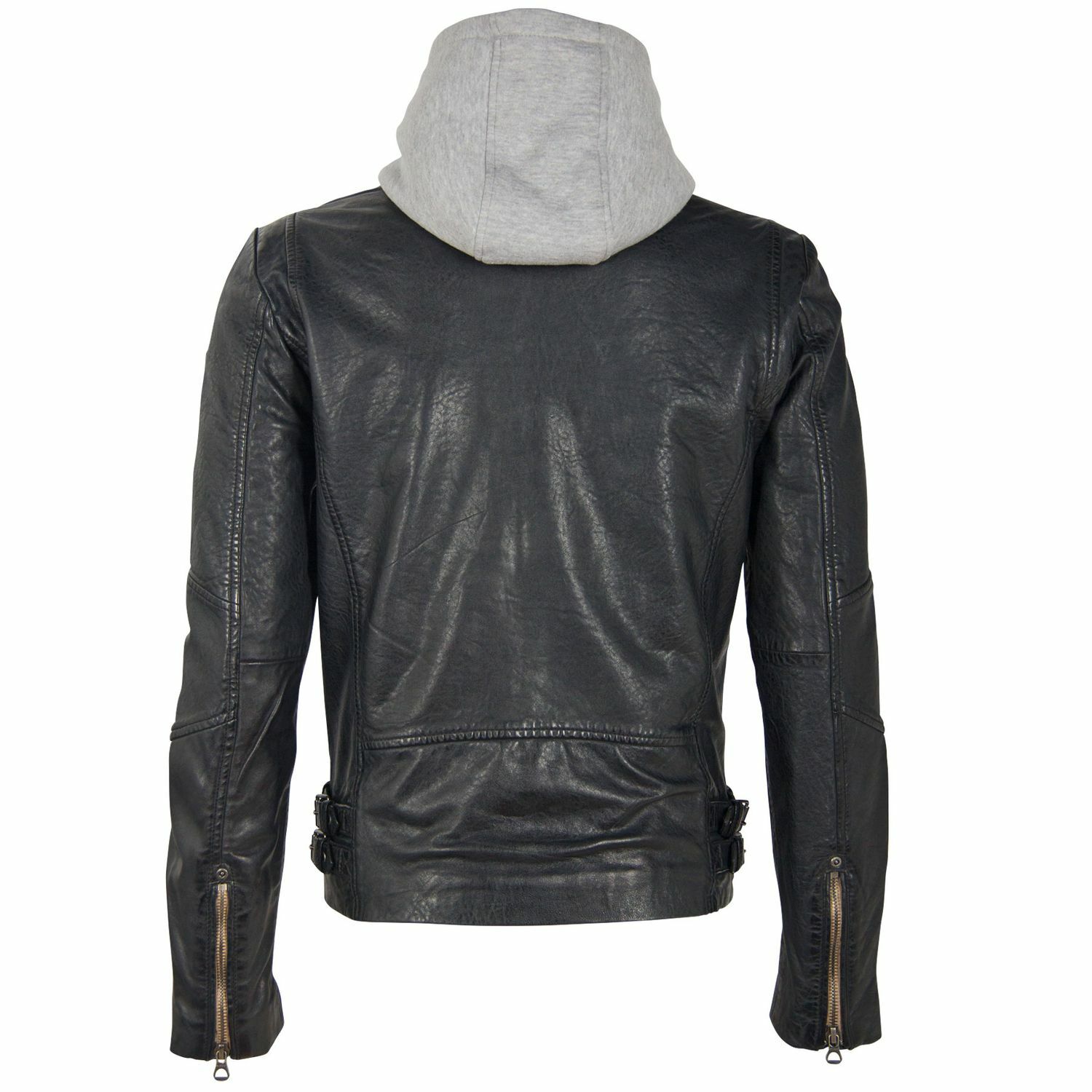 Geaca de Piele Barbati Gipsy Negru/Bleumarin GMBasko NZLV – IMBRACAMINTE