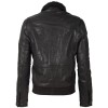 Geaca de Piele Barbati Gipsy Negru Antic GMCanjon LAMAV W geci de piele - readytowear.ro