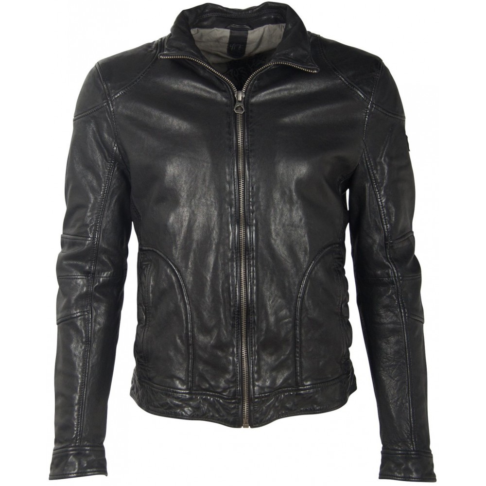 Geaca de Piele Barbati Gipsy Neagra GMChasto Geaca de Piele Barbati Gipsy Neagra GMChasto - readytowear.ro