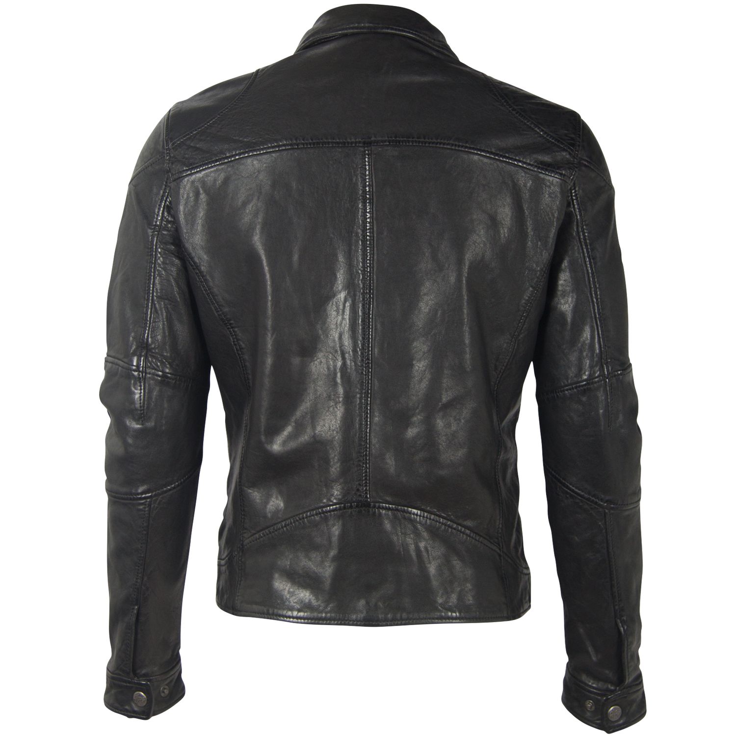 Geaca de Piele Barbati Gipsy Neagra GMChasto – IMBRACAMINTE