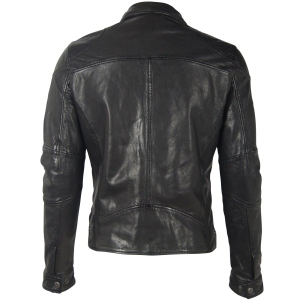 Geaca de Piele Barbati Gipsy Neagra GMChasto – IMBRACAMINTE — fotografia 2
