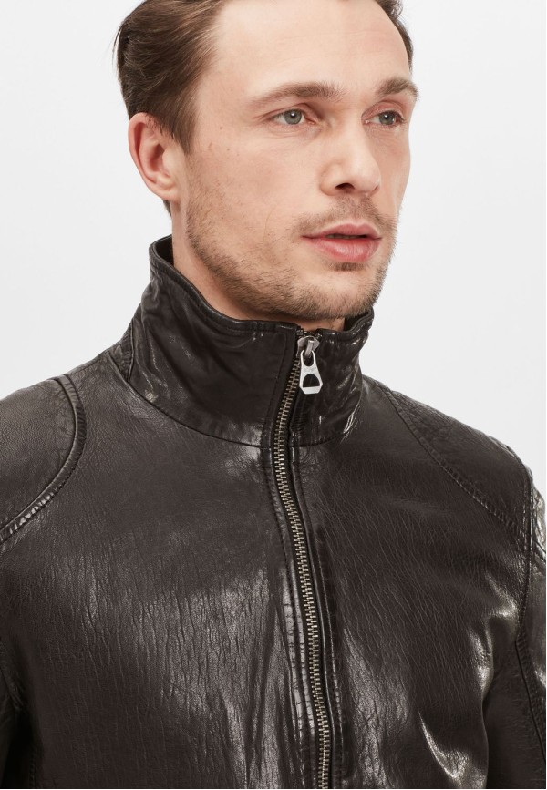 Geaca de Piele Barbati Gipsy Neagra GMChasto – IMBRACAMINTE — fotografia 6