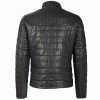 Geaca de Piele Barbati Gipsy Neagra GMComrie LACEV W - readytowear.ro