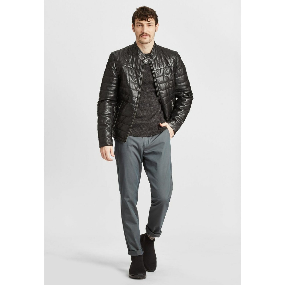 Geaca de Iarna din Piele Barbati Gipsy Neagra GMComrie Geaca de Iarna din Piele Barbati Gipsy Neagra GMComrie - readytowear.ro